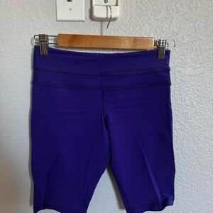Lululemon Purple Bike Shorts size 4
